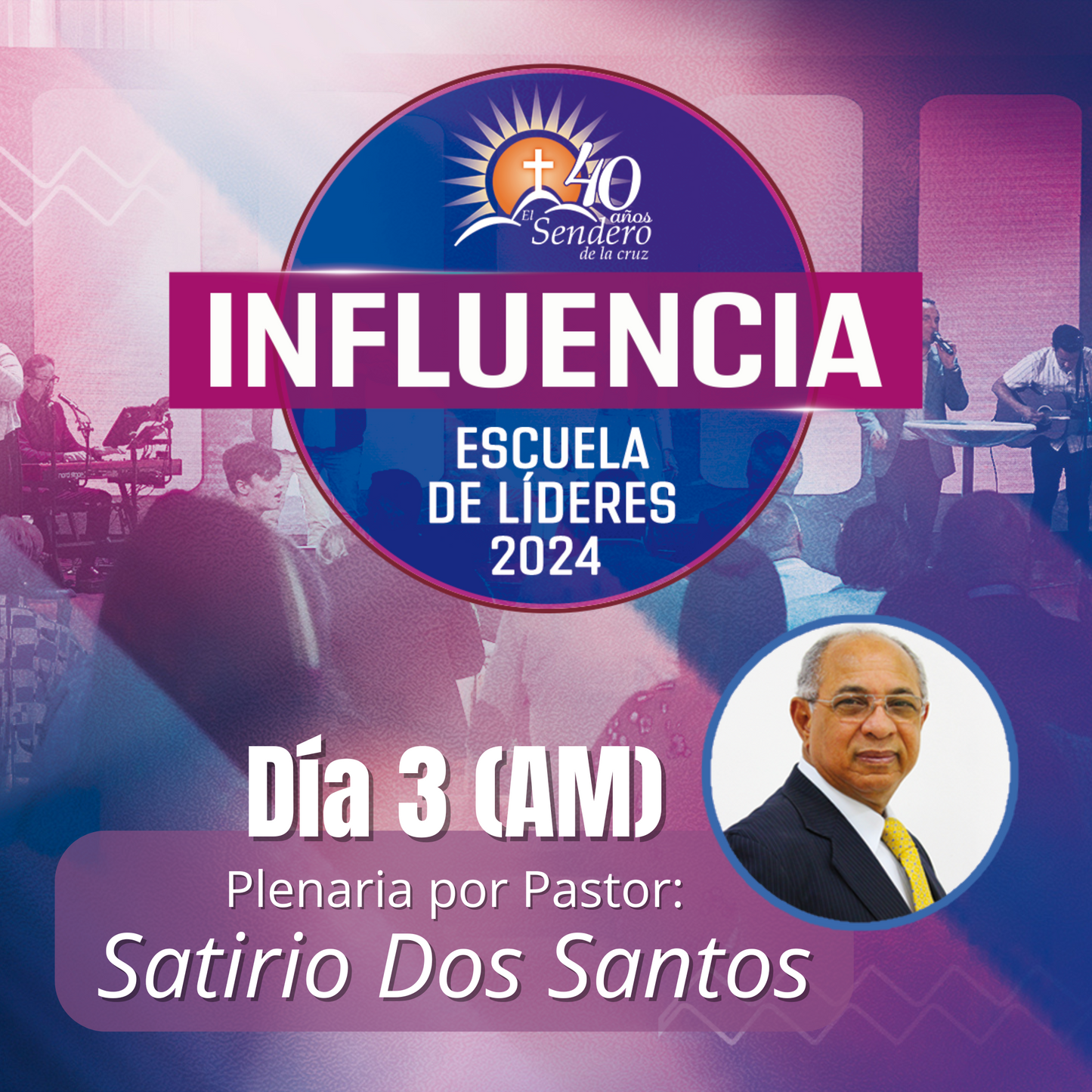 EDL 2024 Dia 3 (AM): Plenaria por Pastor Satirio Dos Santos